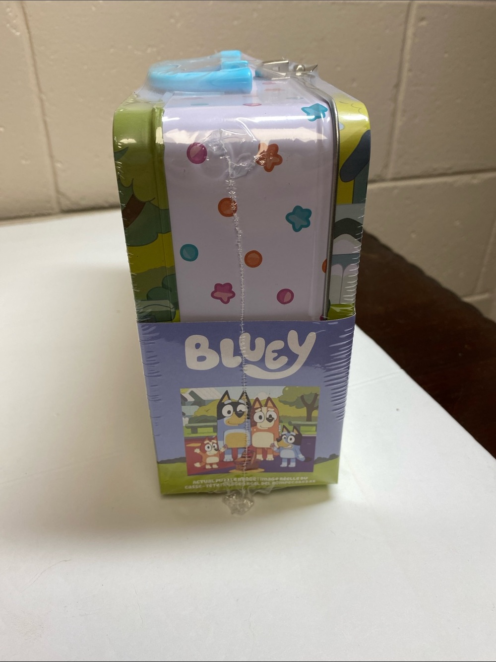 Bluey 24-Piece Puzzle Tin - Blue, Yellow, Orange - Picture 3 of 6